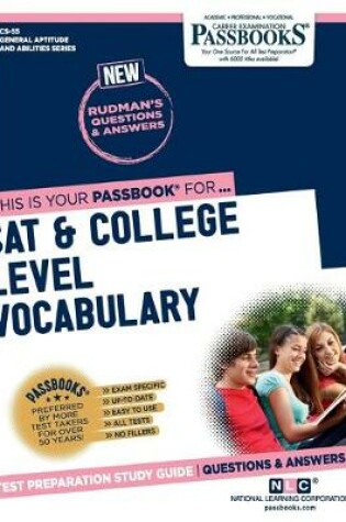 Cover of SAT & College Level Vocabulary (Cs-55)