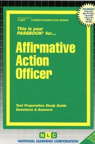 Cover of Affirmative Action Officer