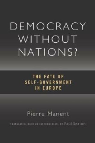 Cover of Democracy without Nations