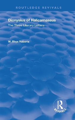 Book cover for The Three Literary Letters