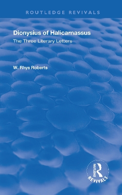 Cover of The Three Literary Letters