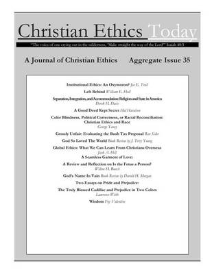 Book cover for Christian Ethics Today, Issue 35