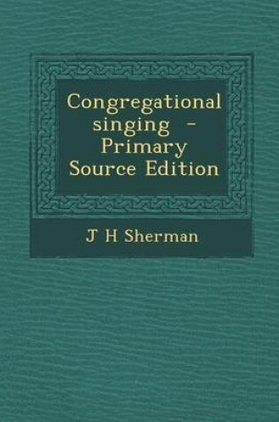 Cover of Congregational Singing