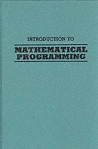 Cover of Introduction to Mathematical Programming