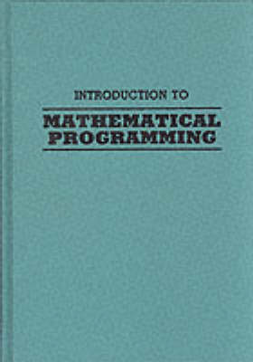 Book cover for Introduction to Mathematical Programming