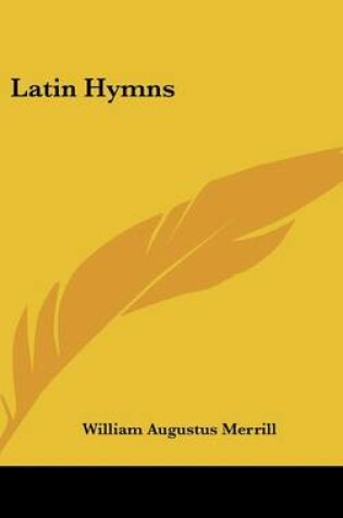 Cover of Latin Hymns