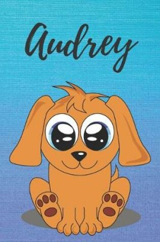 Cover of Audrey dog coloring book / notebook / journal / diary