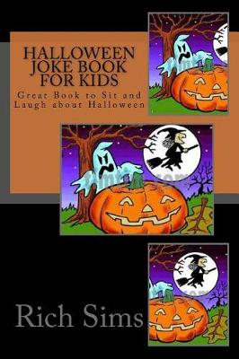 Book cover for Halloween Joke Book For Kids