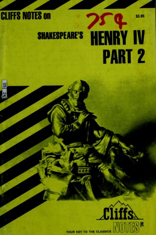 Cover of Notes on Shakespeare's "King Henry IV, Pt.2"