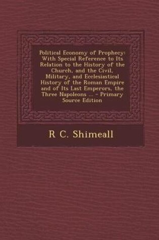 Cover of Political Economy of Prophecy