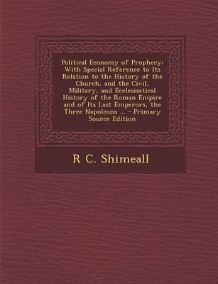 Book cover for Political Economy of Prophecy