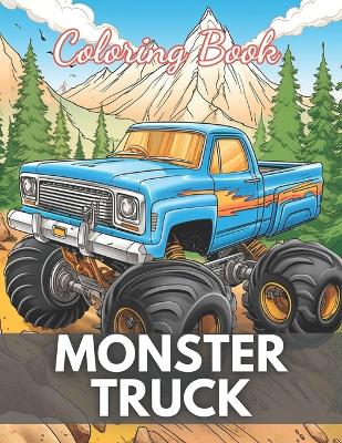 Book cover for Monster Truck Coloring Book