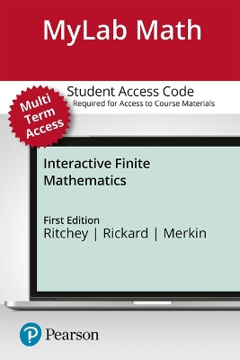 Book cover for Mylab Math with Pearson Etext -- Access Card -- For Interactive Finite Mathematics (24 Months)