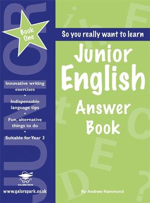 Book cover for Junior English Book 1 Answer Book