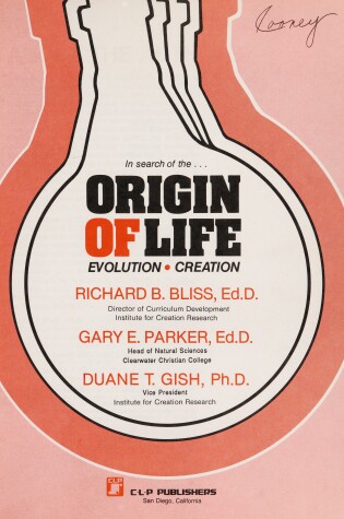 Cover of Origin of Life