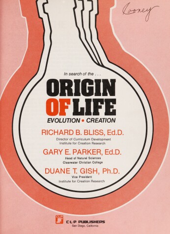 Book cover for Origin of Life