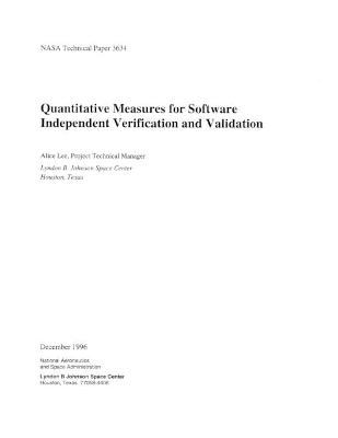 Book cover for Quantitative Measures for Software Independent Verification and Validation