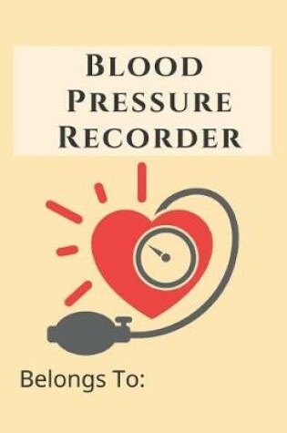 Cover of Blood Pressure Recorder