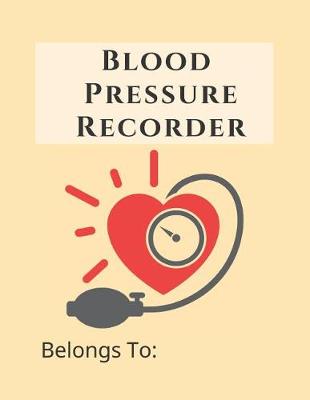Cover of Blood Pressure Recorder
