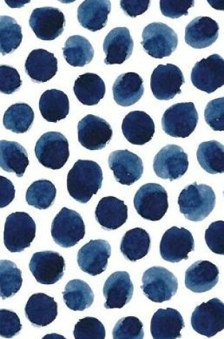 Cover of Journal Notebook Indigo Ink Blots