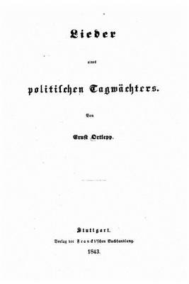 Book cover for Lieder eines politischen Tagwachters