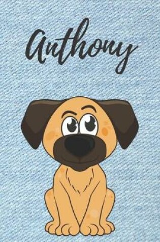 Cover of personalisiertes Notizbuch Hunde / Malbuch / Tagebuch / Journal / DIN A5 / Geschenk Anthony