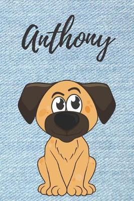 Book cover for personalisiertes Notizbuch Hunde / Malbuch / Tagebuch / Journal / DIN A5 / Geschenk Anthony