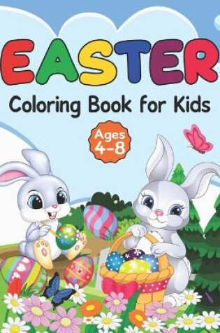 Cover of Easter Coloring Book For Kids