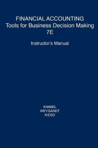 Cover of Instructor's Manual to Accompany Financial Accounting