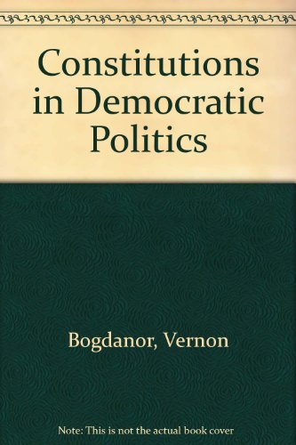 Book cover for Constitutions in Democratic Politics