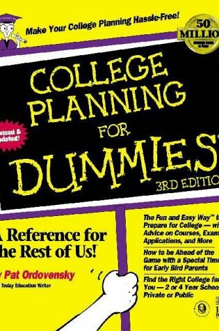 Cover of College Planning for Dummies, 3rd Edition