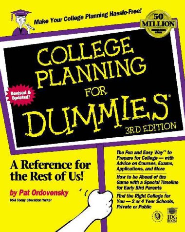 Book cover for College Planning for Dummies, 3rd Edition