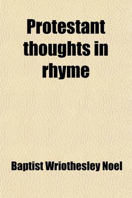 Book cover for Protestant Thoughts, in Rhyme