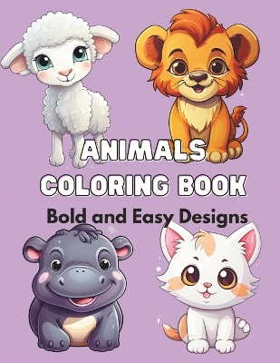 Book cover for Animals Coloring Book