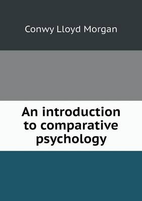 Book cover for An introduction to comparative psychology