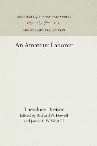 Cover of An Amateur Laborer