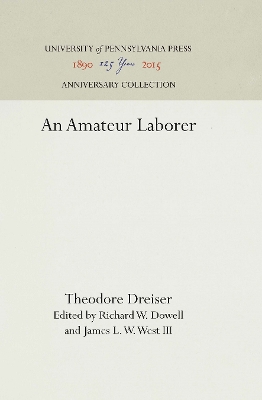 Book cover for An Amateur Laborer