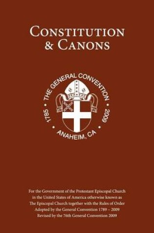 Cover of Constitution & Canons