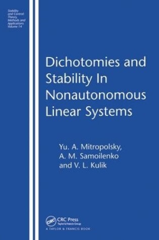 Cover of Dichotomies and Stability in Nonautonomous Linear Systems