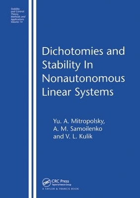 Book cover for Dichotomies and Stability in Nonautonomous Linear Systems