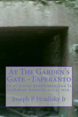 Cover of At the Garden's Gate - Esperanto