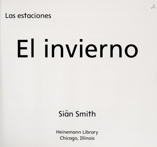 Book cover for El Invierno