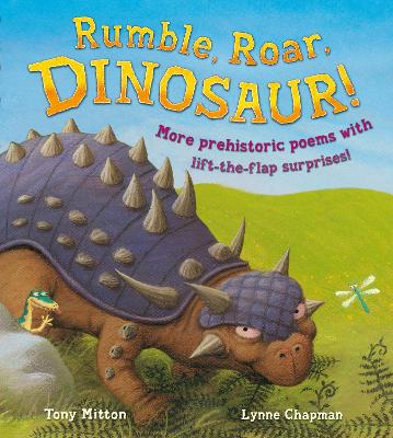 Book cover for Rumble, Roar, Dinosaur!