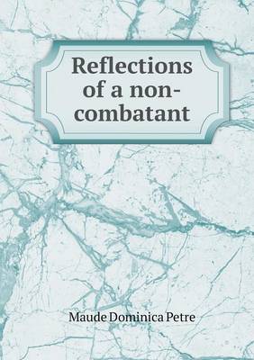 Book cover for Reflections of a non-combatant