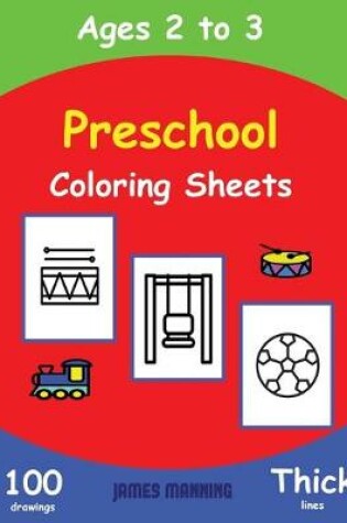 Cover of Preschool Coloring Sheets