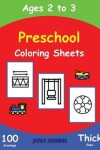 Book cover for Preschool Coloring Sheets