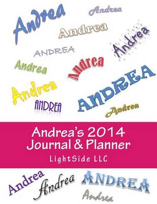 Book cover for Andrea's 2014 Journal & Planner