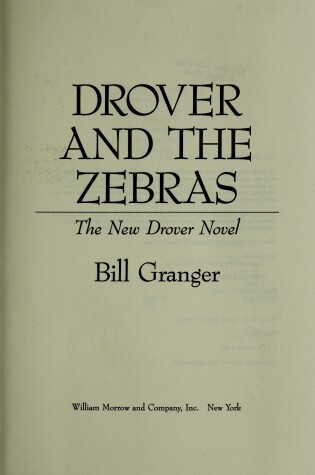 Cover of Drover and the Zebras