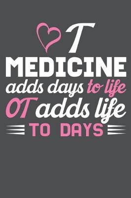 Book cover for Medicine Adds DaysTo Life OT Adds Life To Days