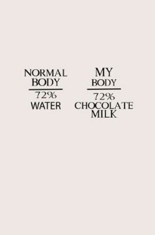 Cover of Normal Body 72% Water My Body 72% Chocolate Milk